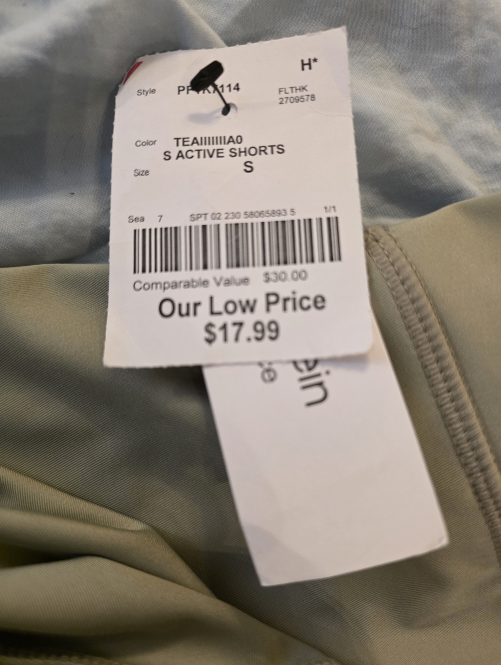 Calvin Klein Performance Shorts in Olive